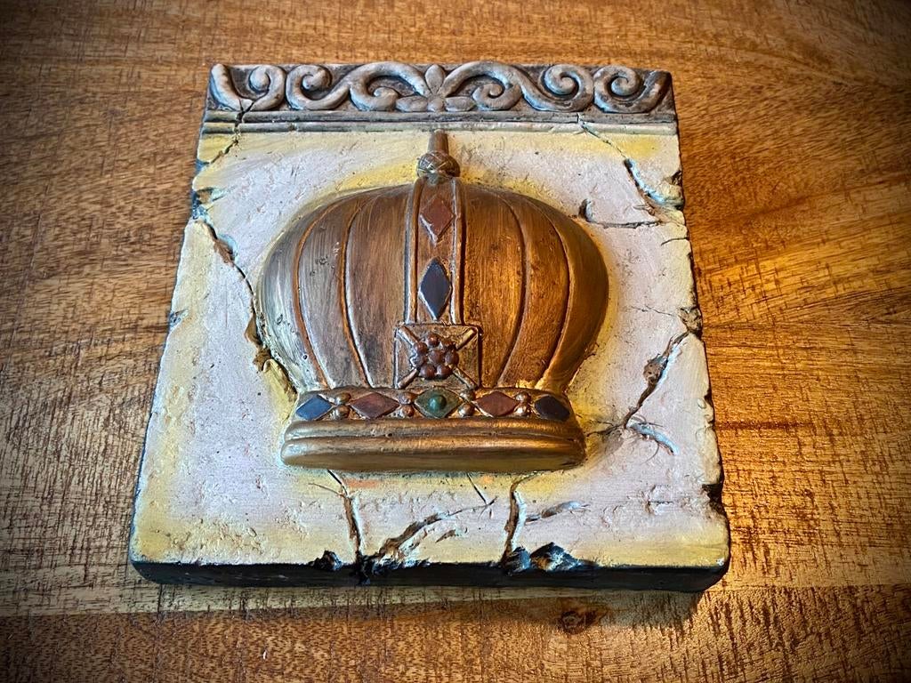 Stijlvolle tegel : Gouden Kroon 👑, Ophalen of Verzenden