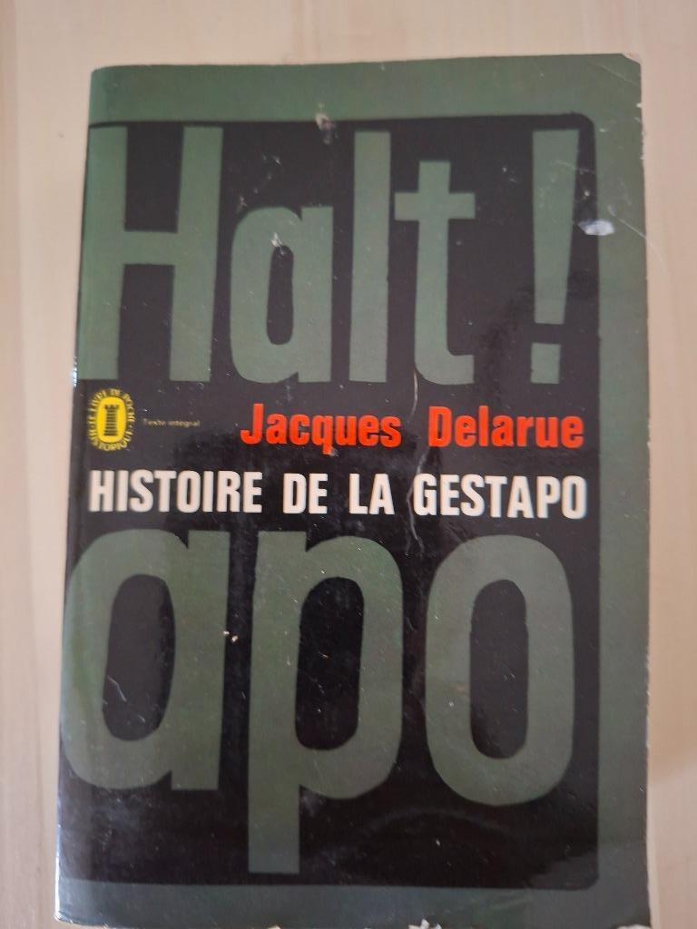 Histoire de la gestapo 610 pages, Enlèvement ou Envoi, Jacques delarue, Deuxième Guerre mondiale, Utilisé
