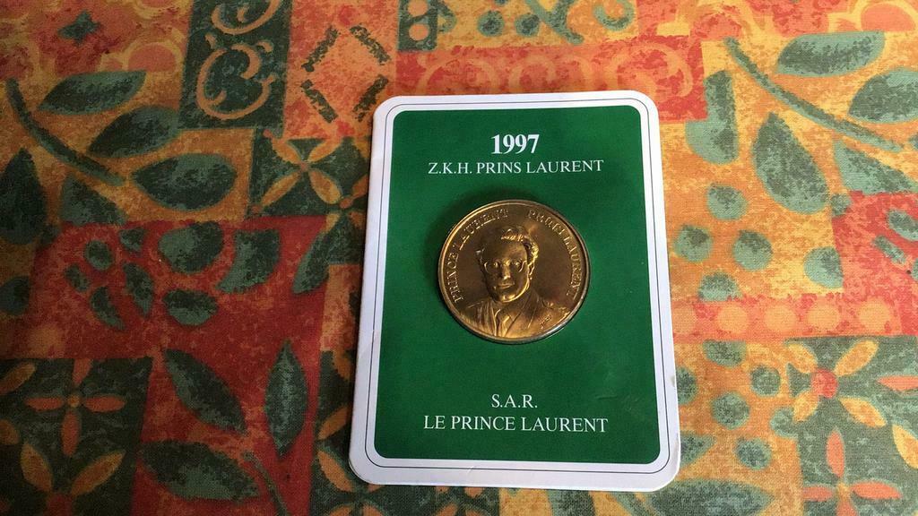 Fdc munt prins laurent(w1), Postzegels en Munten, Ophalen of Verzenden, Overig, Losse munt