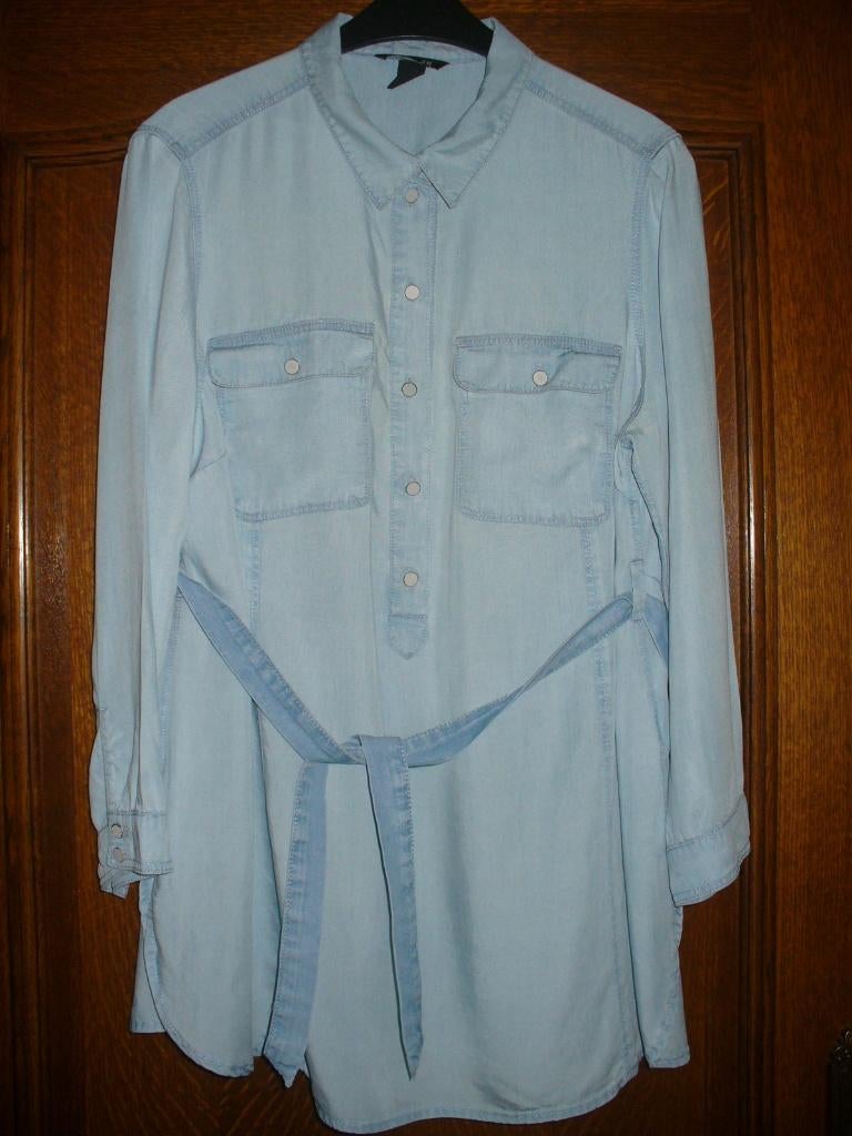 Zwangerschapskleding H&M Mama maat M, Maat 38/40 (M), H&M, Blauw, Blouse of Tuniek