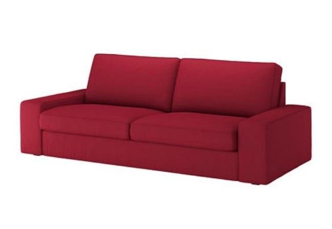 HOUSSES pour canapé Kivik 3 places couleur Orrsta rouge, Maison & Meubles, Canapés | Salons, Enlèvement, Utilisé