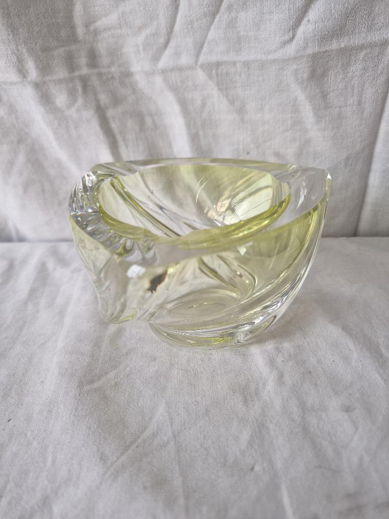 Val Saint Lambert kristallen asbak, Antiek en Kunst, Antiek | Glaswerk en Kristal, Ophalen of Verzenden