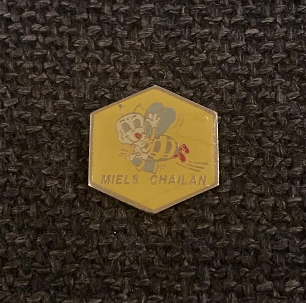 PIN - MIELS CHAILAN - MIEL - HONING - BIJ - ABEILLE, Envoi, Utilisé, Autres sujets/thèmes, Insigne ou Pin's