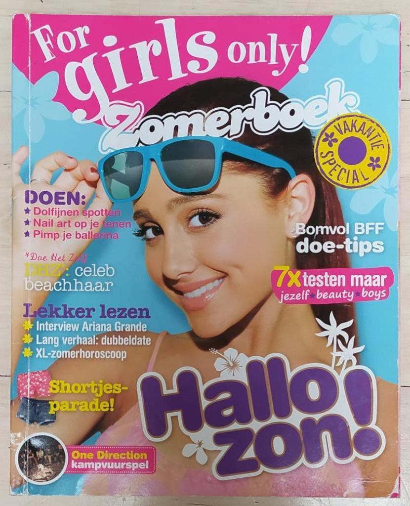 For Girls Only! Zomerboek 2013 - Ariana Grande / 1D, Boeken, Ophalen of Verzenden