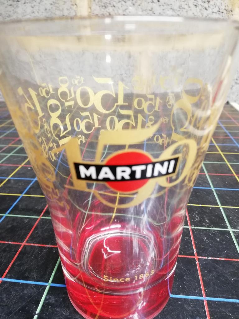2 glazen voor de Martini-verzamelaar ter gelegenheid van het, Ophalen of Verzenden