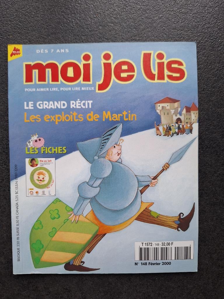 moi je lis - les exploits de Martin - dès 7 ans, Livres, Enlèvement ou Envoi, Utilisé, Fiction général