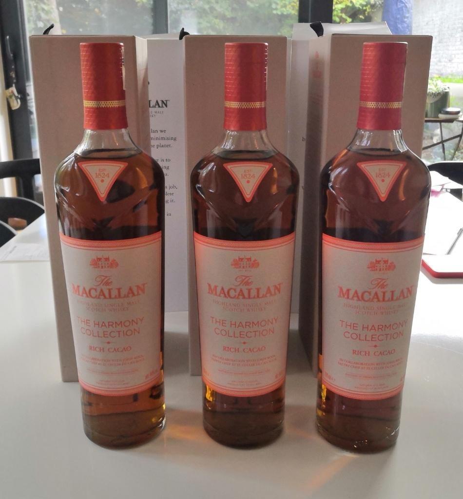 Macallan Harmony Rich Cacao whisky (price per bottle), Verzamelen, Ophalen of Verzenden, Nieuw