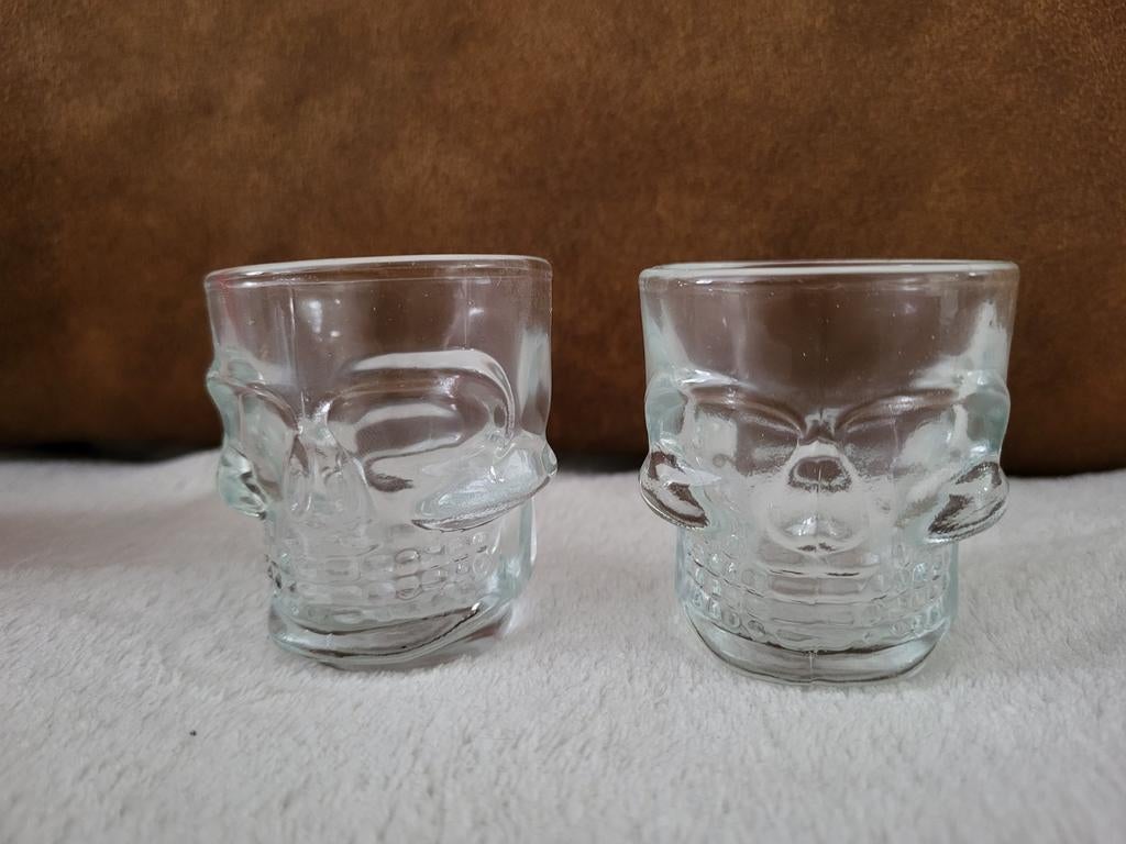 6 Schedel shotglazen NIEUW, Ophalen, Nieuw