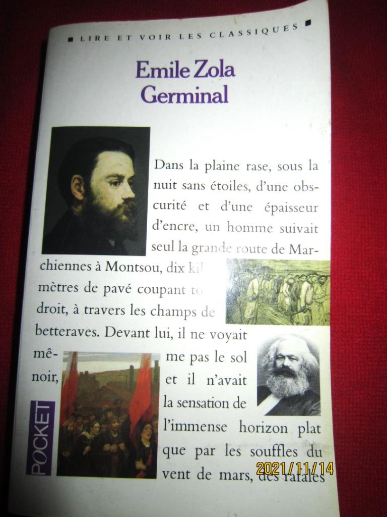 Livre "Germinal" d'Emile Zola, Livres, Emile Zola, Utilisé, Europe autre, Envoi