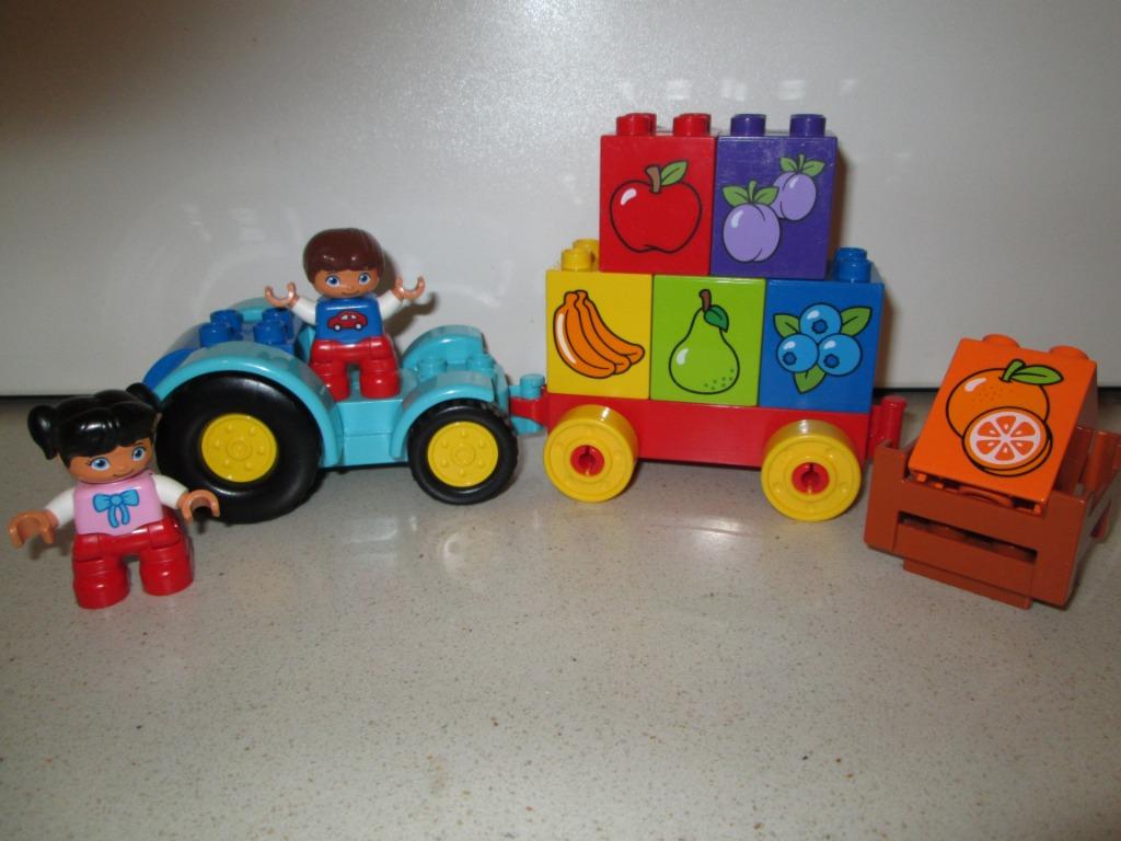Duplo nr 10615 mijn eerste tractor leren, vruchten en kleur, Ophalen of Verzenden, Zo goed als nieuw, Complete set, Duplo