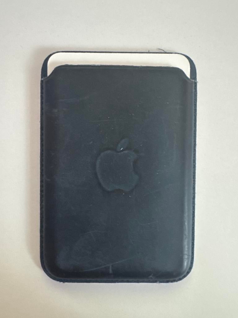 Portefeuille Apple FineWoven MagSafe (bleu foncé), Télécoms, Enlèvement ou Envoi, Utilisé
