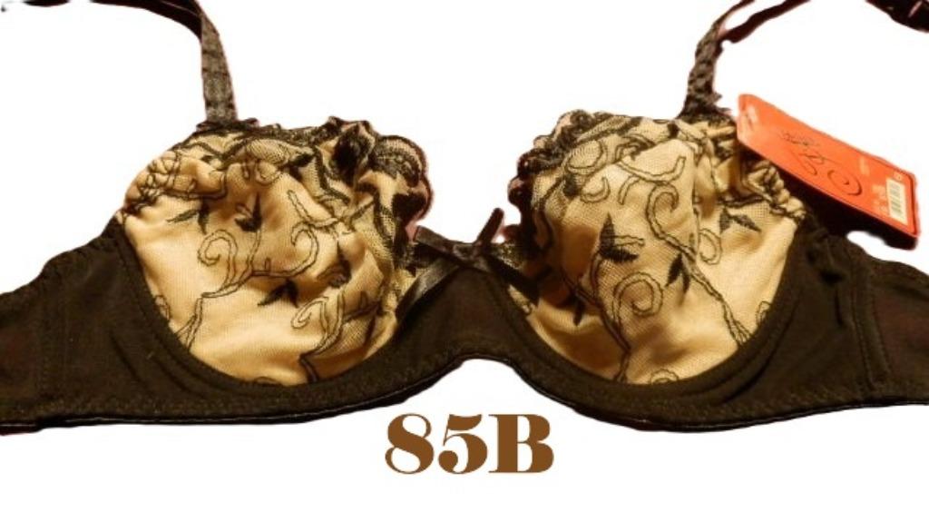 (13)-soutien gorge femme t.85b noir beige - HNathalie - neuf, HNathalie, Enlèvement ou Envoi, Noir, Soutien-gorge