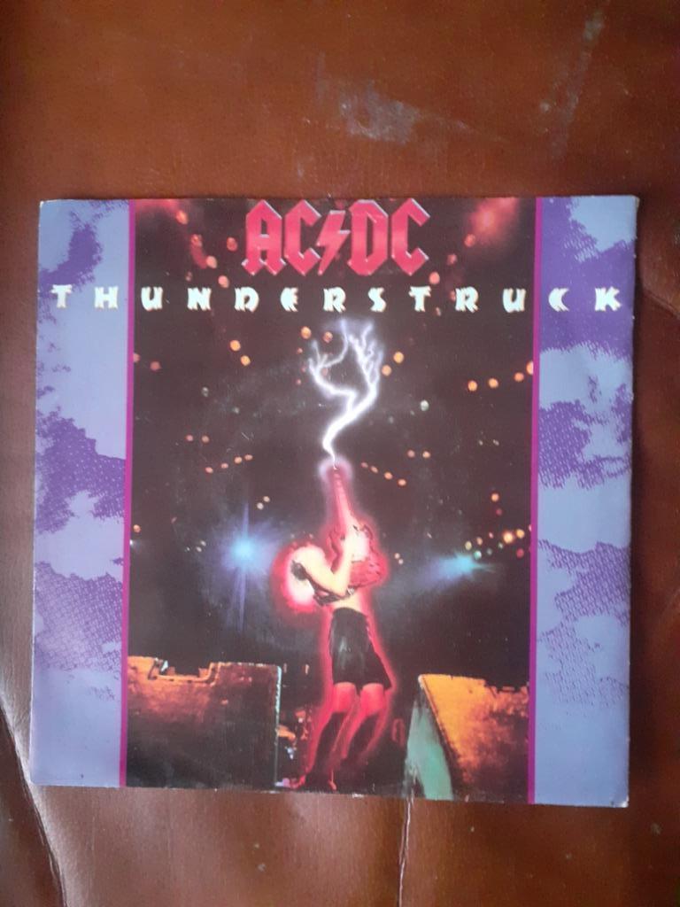 45T AC-DC : Thunderstruck, Cd's en Dvd's, Vinyl Singles, Ophalen of Verzenden