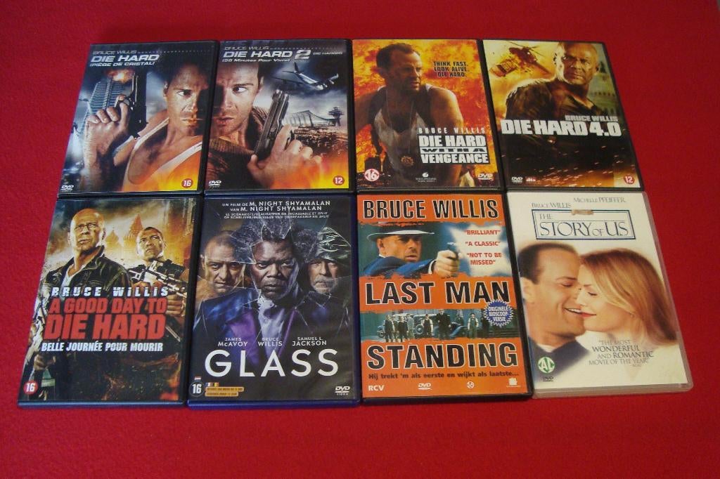 35 dvd's met bruce willis, Ophalen of Verzenden, Actie