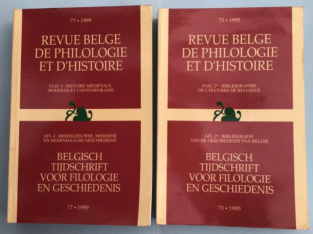 Belgisch tijdschrift voor Filologie en Geschiedenis., Ophalen of Verzenden, Zo goed als nieuw