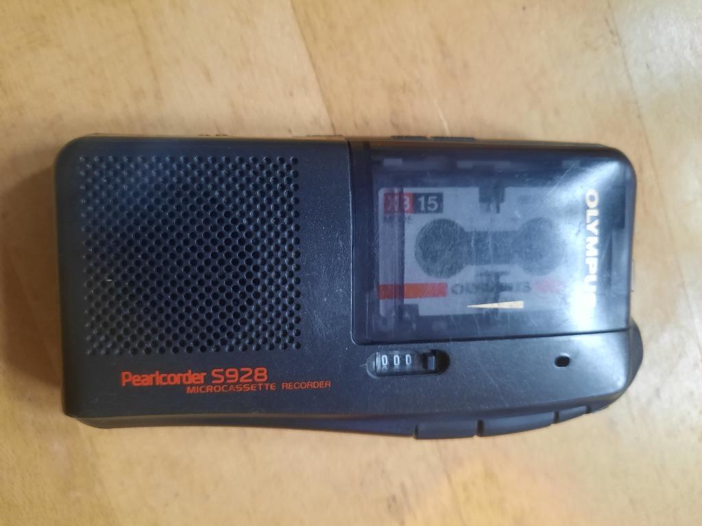 Olympus Pearlcorder S928 dictafoon, Audio, Tv en Foto, Bandrecorder, Ophalen of Verzenden, Bandrecorder