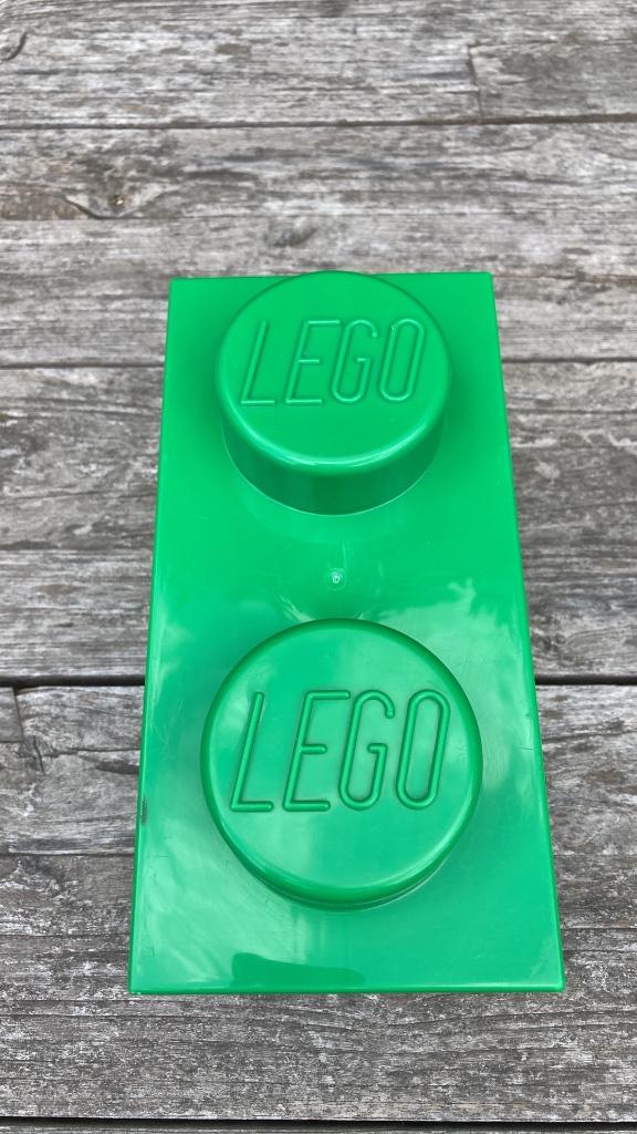 LEGO opbergbox groen, Kinderen en Baby's, Speelgoed | Duplo en Lego, Ophalen, Gebruikt, Lego