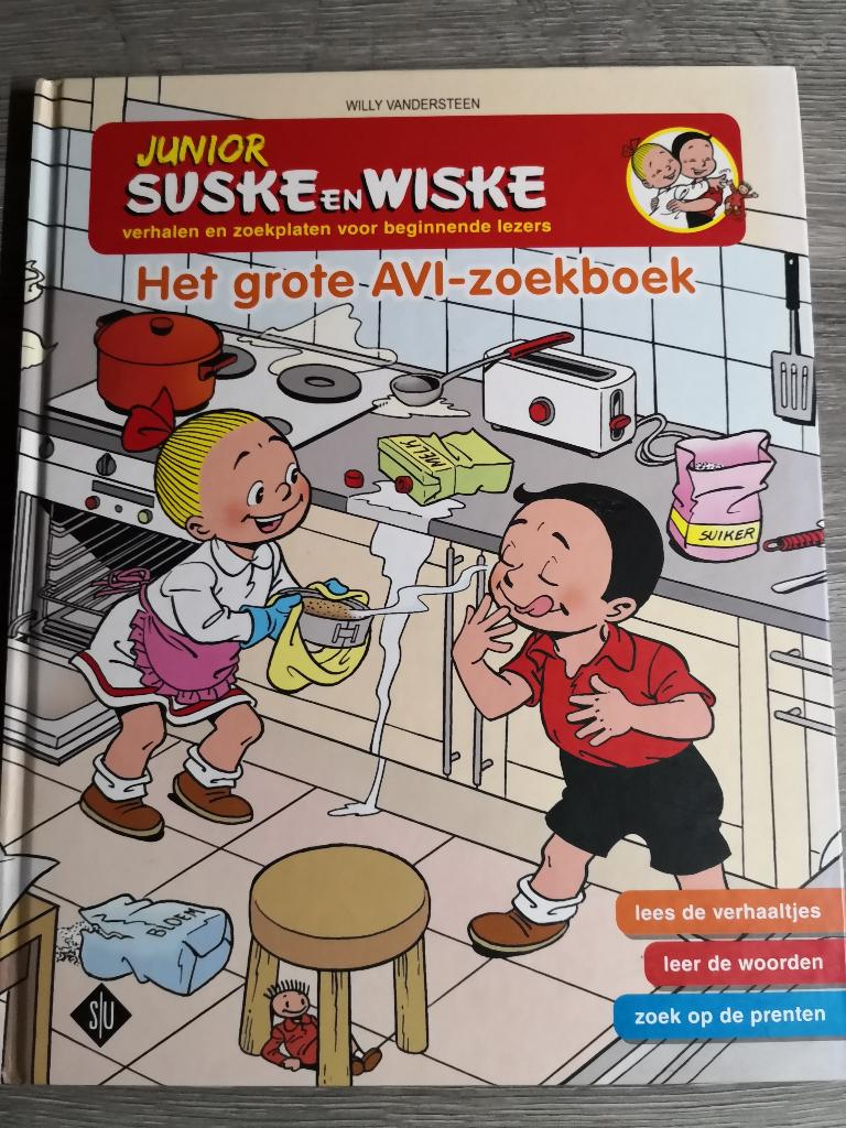 Junior Suske en Wiske - grote avi hardcover zoekboek, Enlèvement