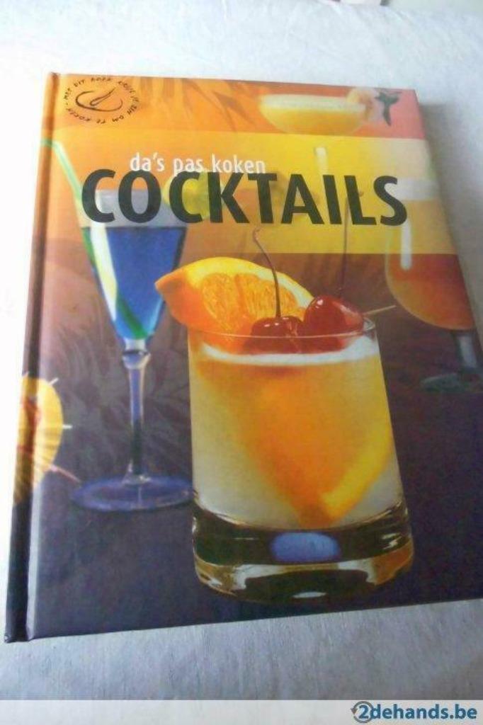 Boek cocktails, Livres, Livres de cuisine, Comme neuf, Enlèvement ou Envoi