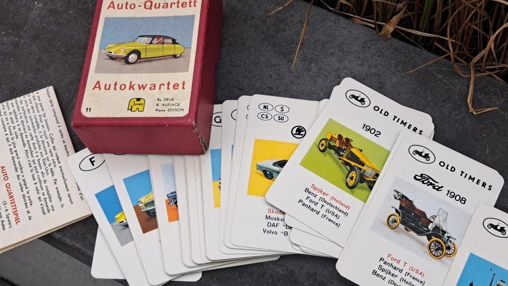 Vieux jeu de carte voitures, Collections, Enlèvement ou Envoi, Comme neuf