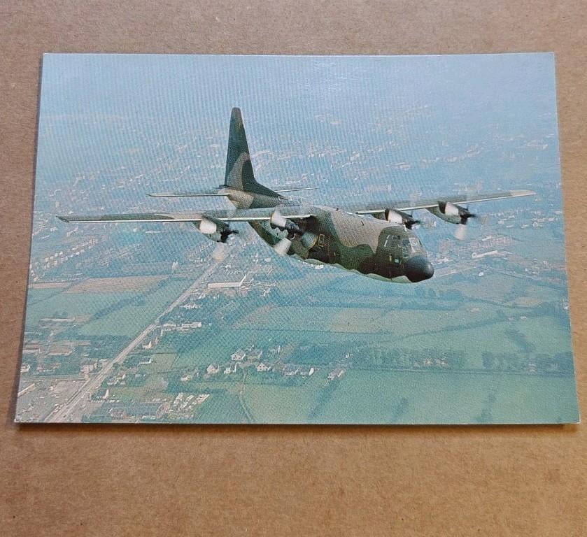 C 130 Hercules Melsbroek Postkaart, Verzamelen, Ophalen of Verzenden, Luchtmacht, Foto of Poster