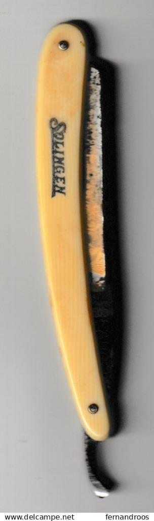 COUPE CHOU RASOIR SOLINGEN SILVER STEEL 500 FANGER, Verzamelen, Ophalen of Verzenden, Gebruikt