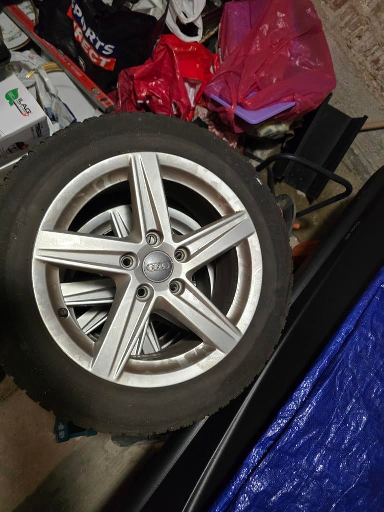 Pneu + jantes hiver Michelin 205/55 R16, Pneus hiver, 16 pouces, Pneu(s), Enlèvement