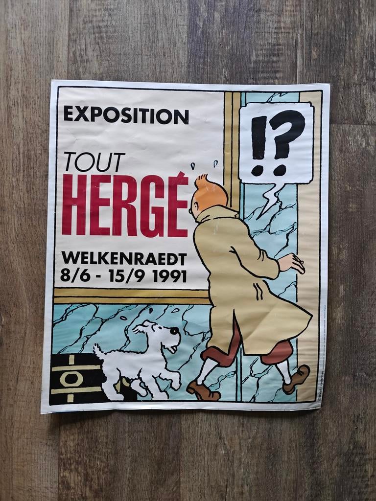 Poster Kuifje, Verzamelen, Ophalen