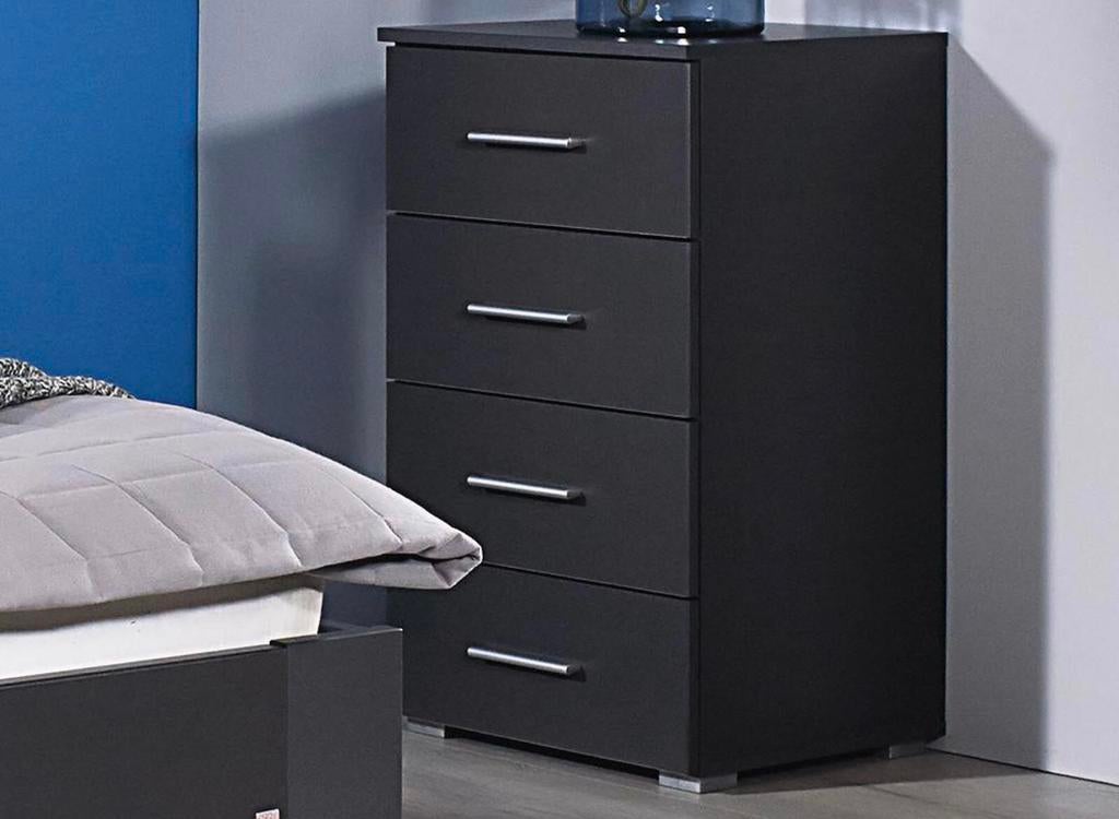 Commode Flexx gris métal 4 tiroirs neuve et emballée (209€), Maison & Meubles, Enlèvement, Métal