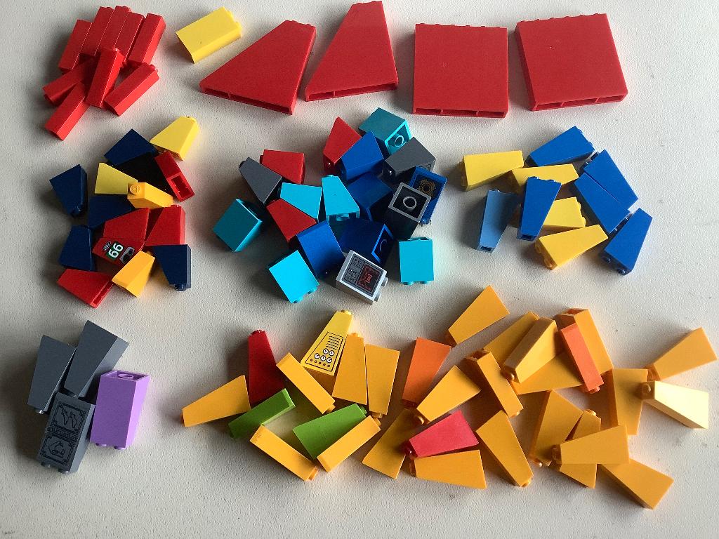 Lego grote blokken varia kleuren 88 stuks / 403-11, Ophalen of Verzenden, Zo goed als nieuw, Losse stenen, Lego
