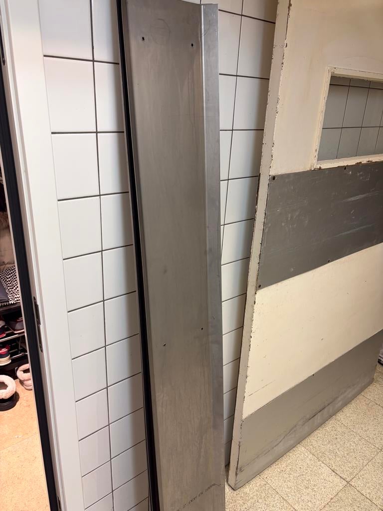 Inox 2 mm platen 6stuks, Ophalen, Zo goed als nieuw