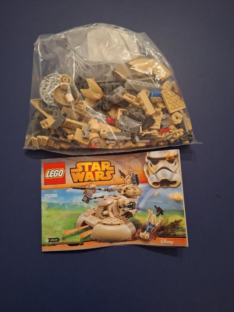 Lego star wars 75080, Kinderen en Baby's, Speelgoed | Duplo en Lego, Ophalen of Verzenden, Gebruikt, Complete set, Lego