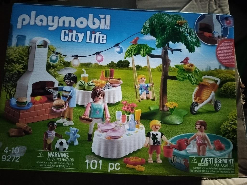 Playmobil - Familiefeest met BBQ - 9272 - NIEUW!, Kinderen en Baby's, Ophalen
