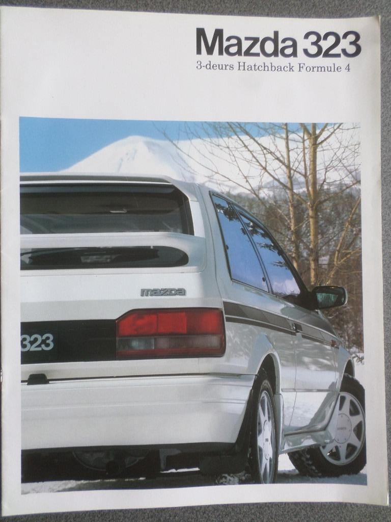 Brochure Mazda 323 Formule 4, Livres, Autos | Brochures & Magazines, Mazda, Enlèvement
