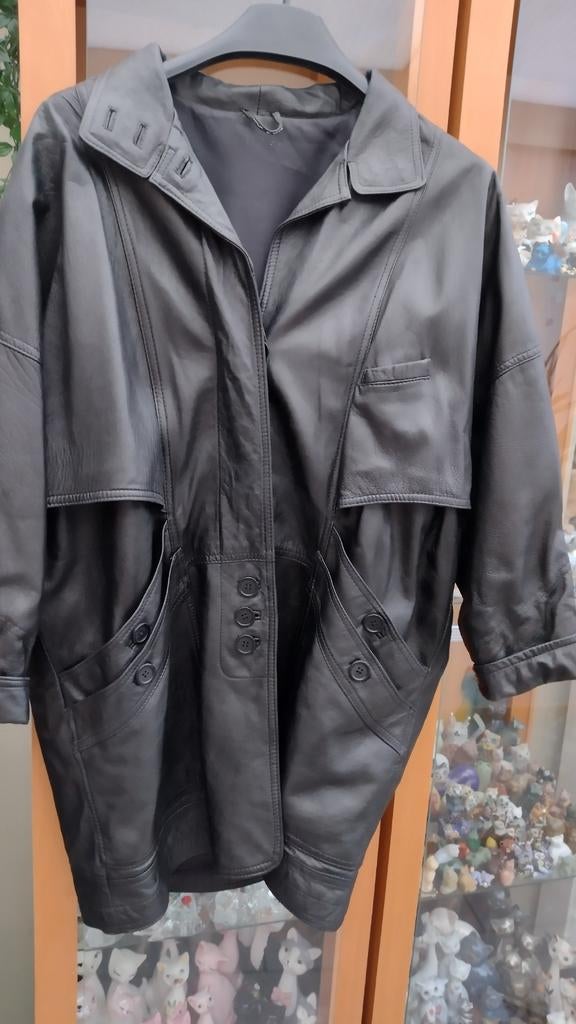 Echte lederen jas rechtstreeks uit de fabriek,. Maat 46, Ophalen of Verzenden, Maat 46/48 (XL) of groter