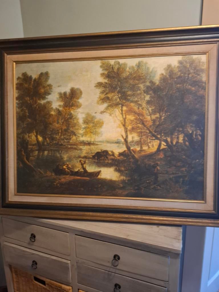 magnifique peinture 1,10 x 0,85 cm, Enlèvement