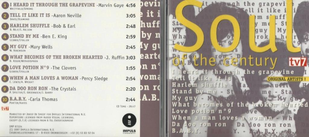 CD * SOUL OF THE CENTURY - Vol. 2, Ophalen of Verzenden, Zo goed als nieuw, Soul of Nu Soul