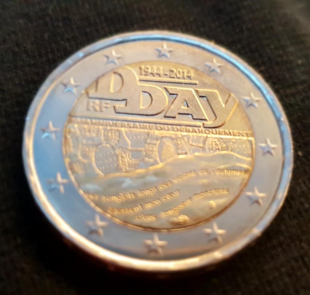 2 euros D-Day, Enlèvement ou Envoi, France, 2 euros