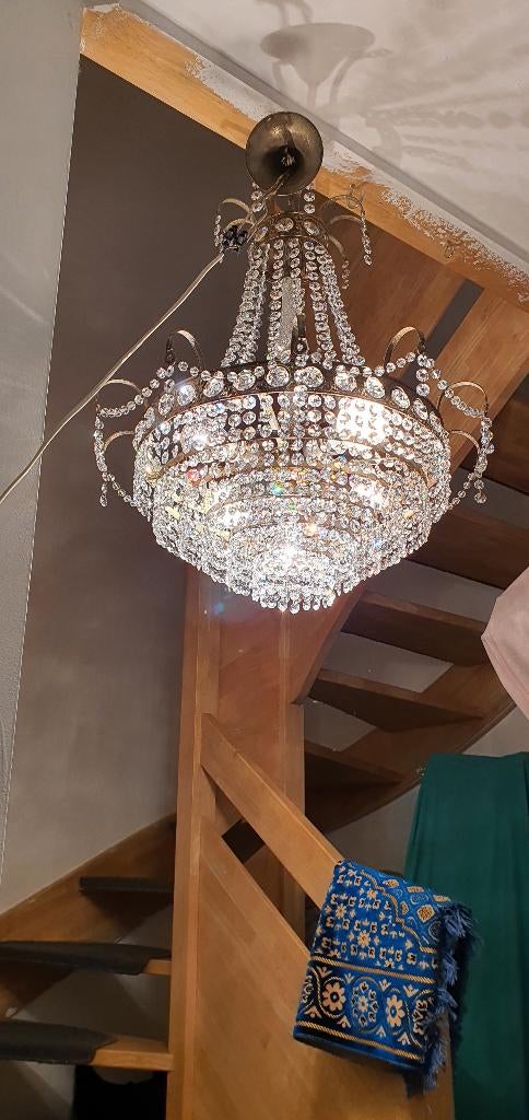 cristaux et lustre ancien, Antiquités & Art, Antiquités | Éclairage, Enlèvement