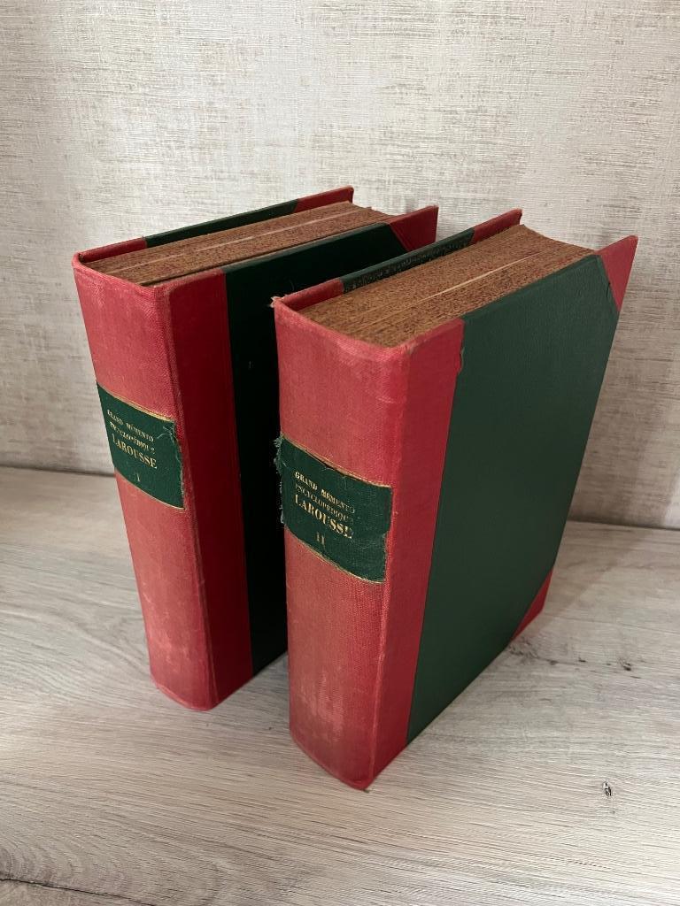 Grand Mémento Encyclopédique Larousse 1936/1937 en 2 tomes, Série complète, Paul Augé, Général, Enlèvement