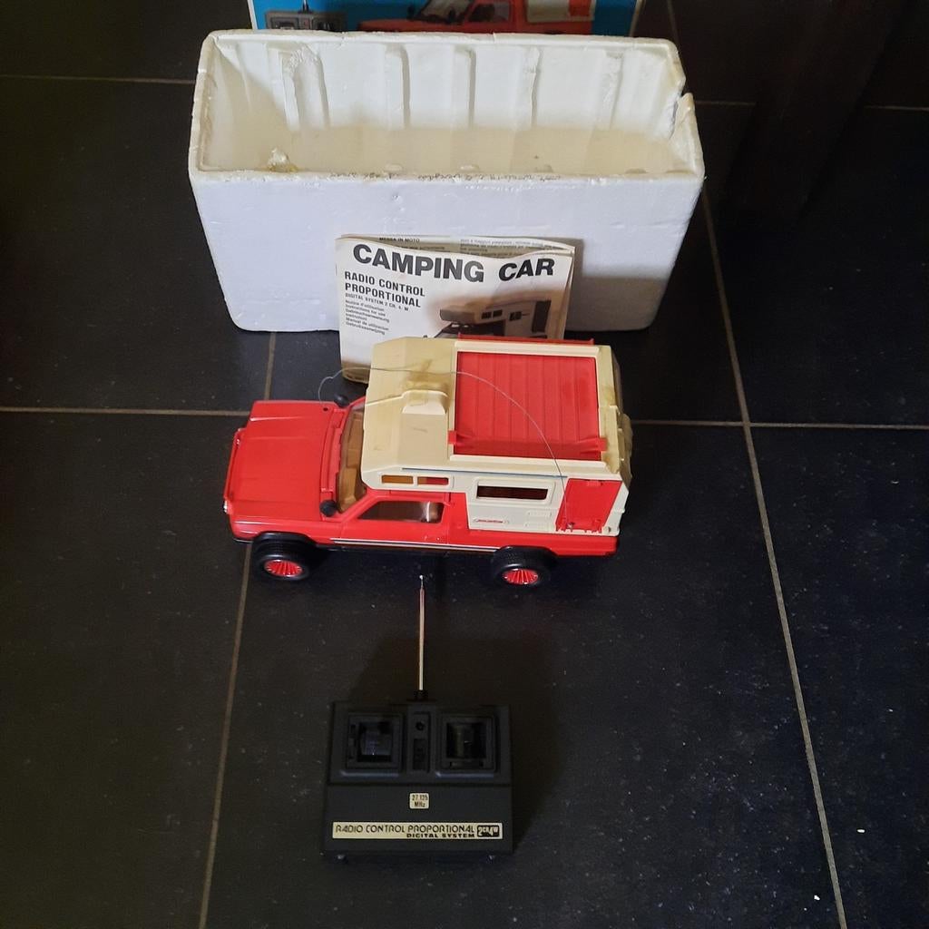 Camping car met afstandsbediening , jaren ' 70 - ' 80 ., Ophalen of Verzenden, Gebruikt