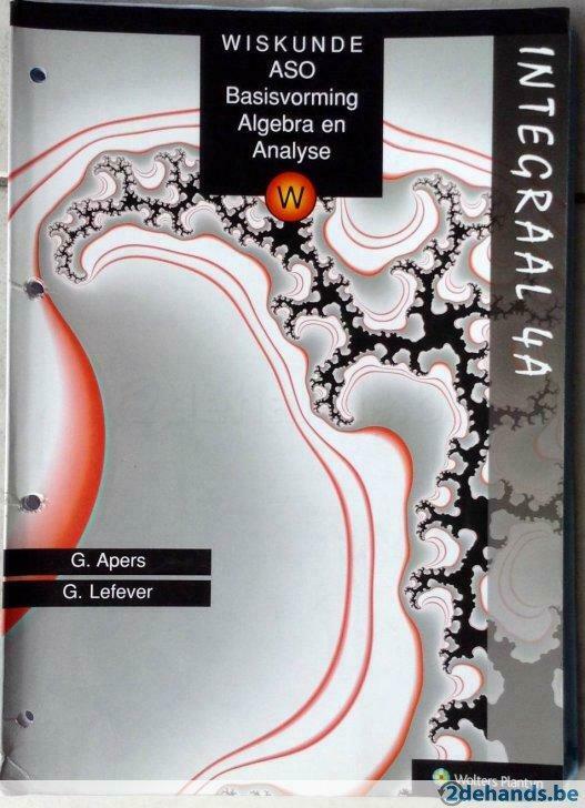 A vendre Mathématiques Algèbre et Analize, Integral 4 A, CD-, Livres, Enlèvement, Utilisé