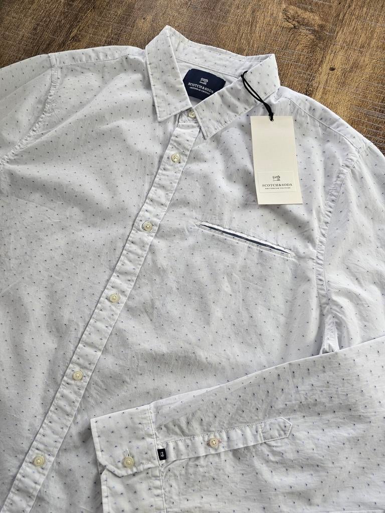 Nouvelle chemise Scotch&Soda - Taille XL ou S, Enlèvement ou Envoi, Blanc, Scotch & Soda, Neuf