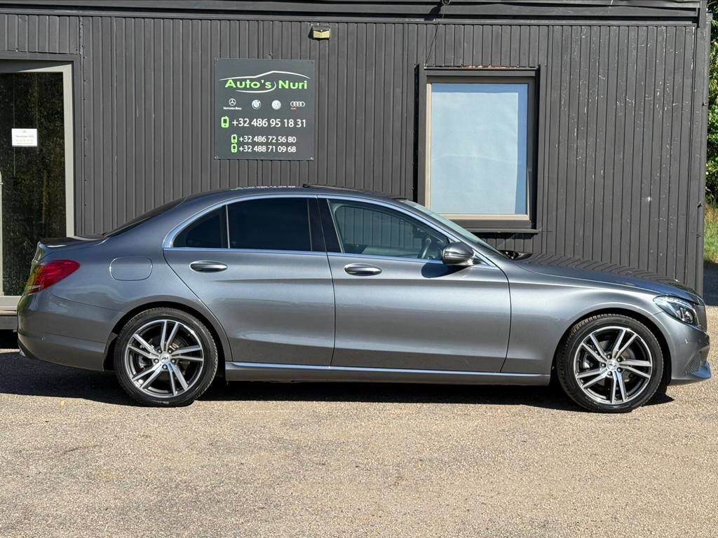 Mercedes-benz c220d 170pk automaat navi opendak 12M garantie, Automaat, 4 deurs, Achterwielaandrijving, Bedrijf