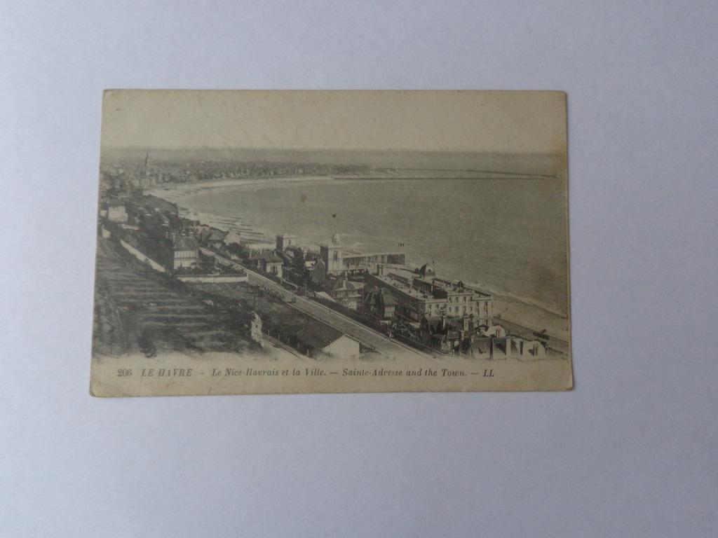 Oude postkaart uit Le Havre, Ophalen