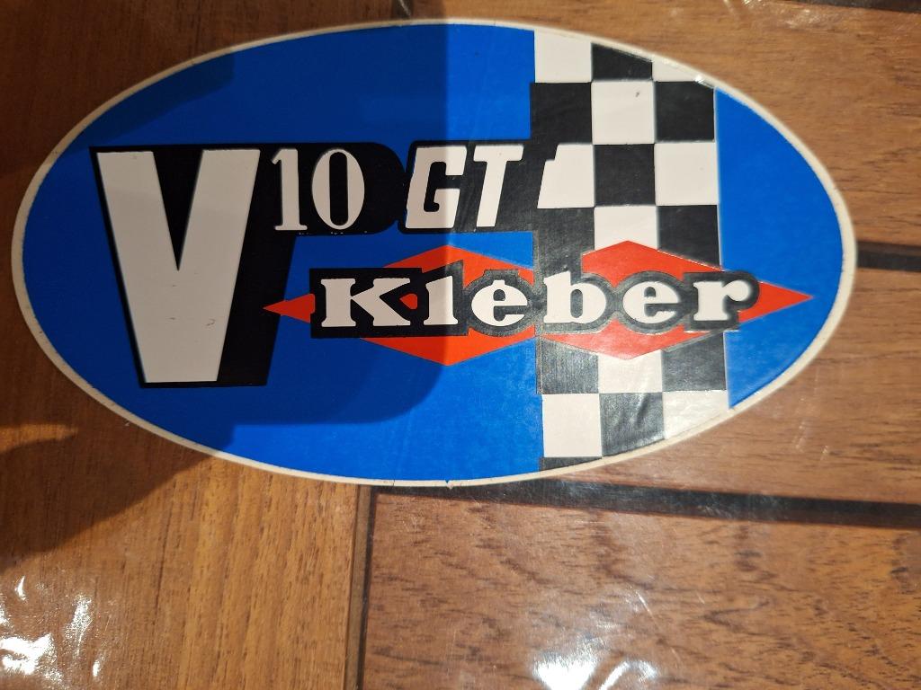 Vintage sticker V10 GT Kleber, Collections, Enlèvement ou Envoi, Comme neuf, Voiture ou Moto