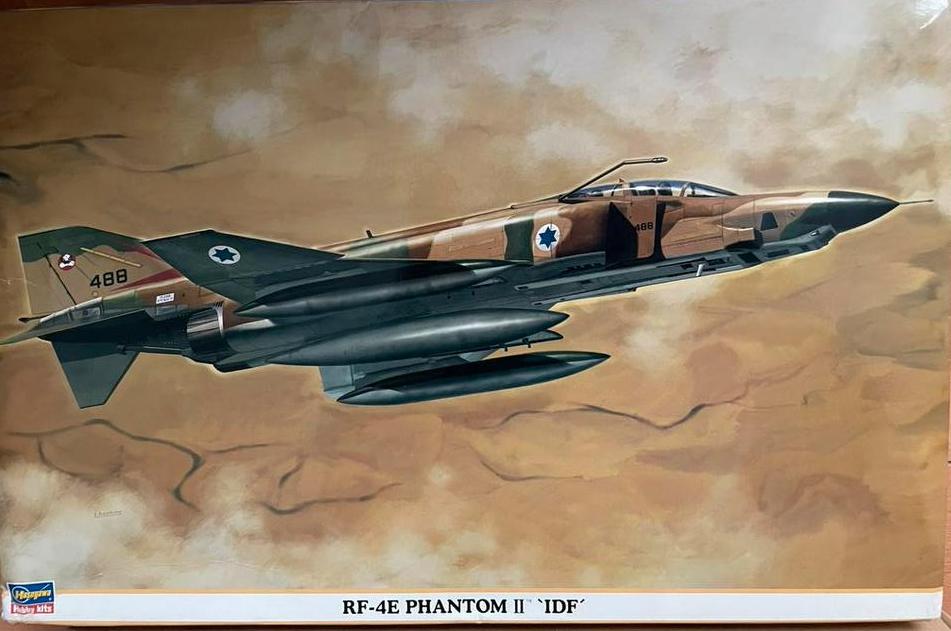 Hasegawa RF-4E Phantom II IDF -1/48, Ophalen of Verzenden, Hasegawa