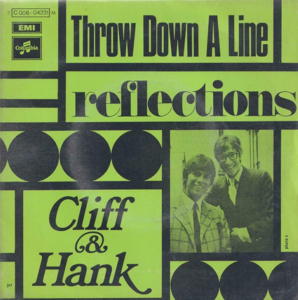 Cliff Richard & Hank Marvin – Throw down a line / Reflection, Ophalen of Verzenden, Gebruikt, Pop