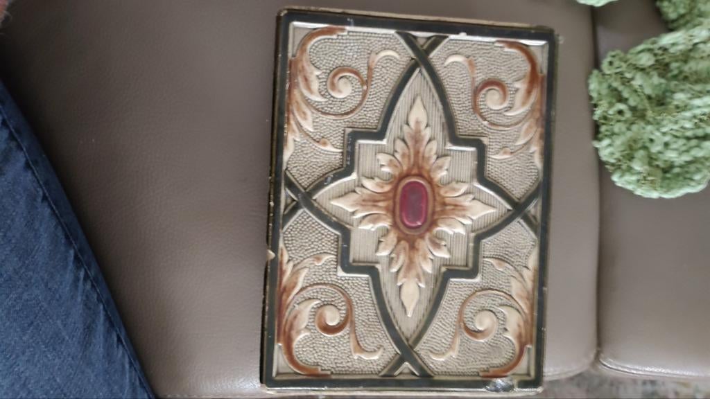 Franse art deco kacheltegel Poeles Stanislas Vitry LB Fran, Ophalen