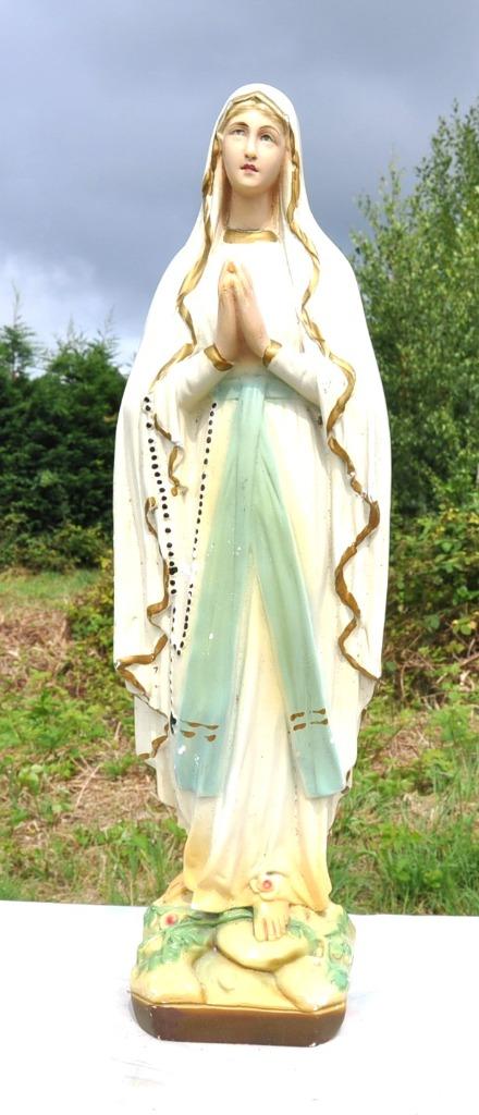 grande vierge en platre 54 cm, Enlèvement ou Envoi